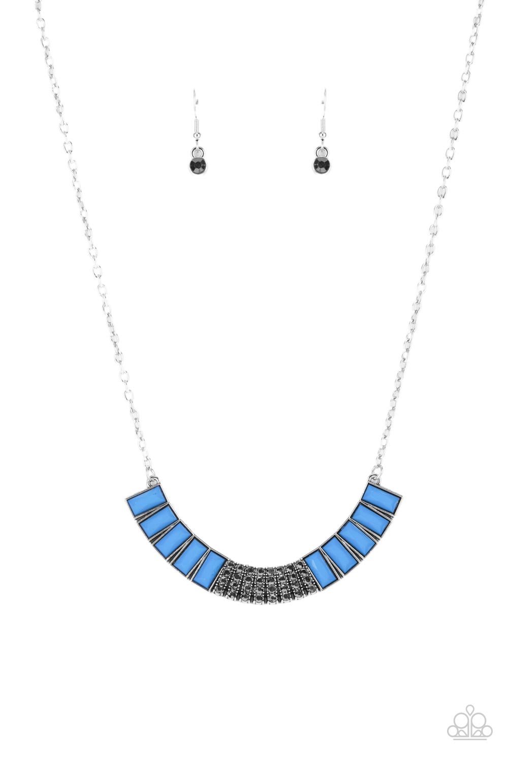 Paparazzi Coup De MANE - Blue Necklace