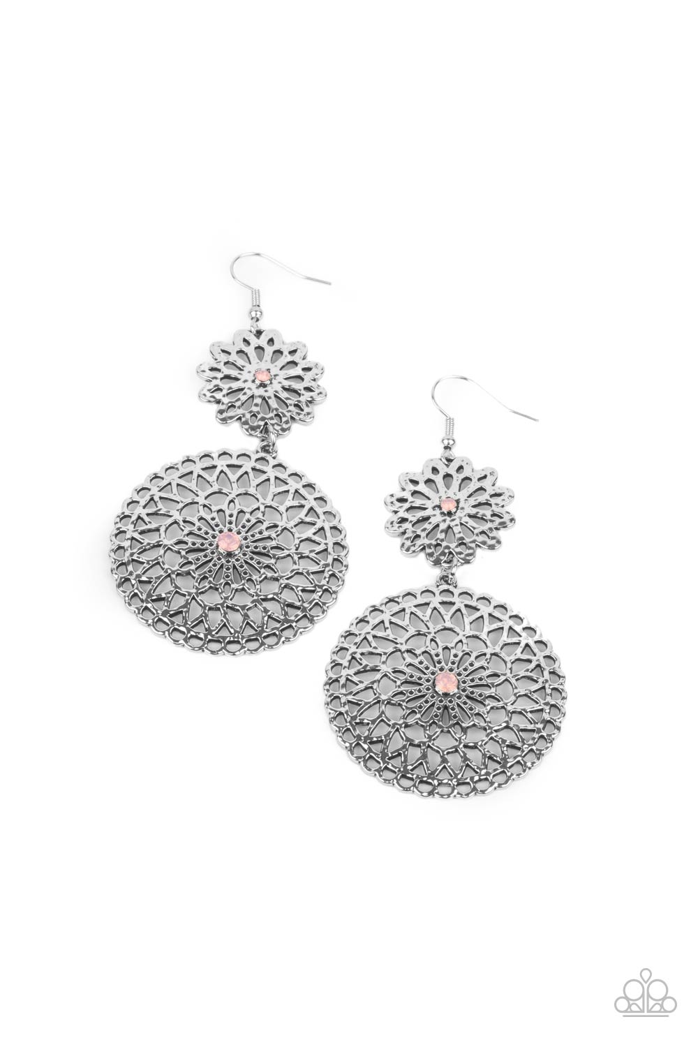 Paparazzi Garden Mantra - Pink Earrings