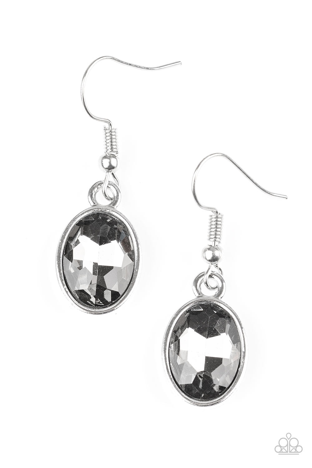 Paparazzi Oceans Away - Silver Earrings