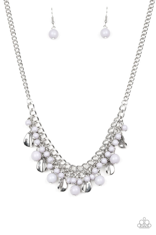 Paparazzi Summer Showdown - Silver Necklace