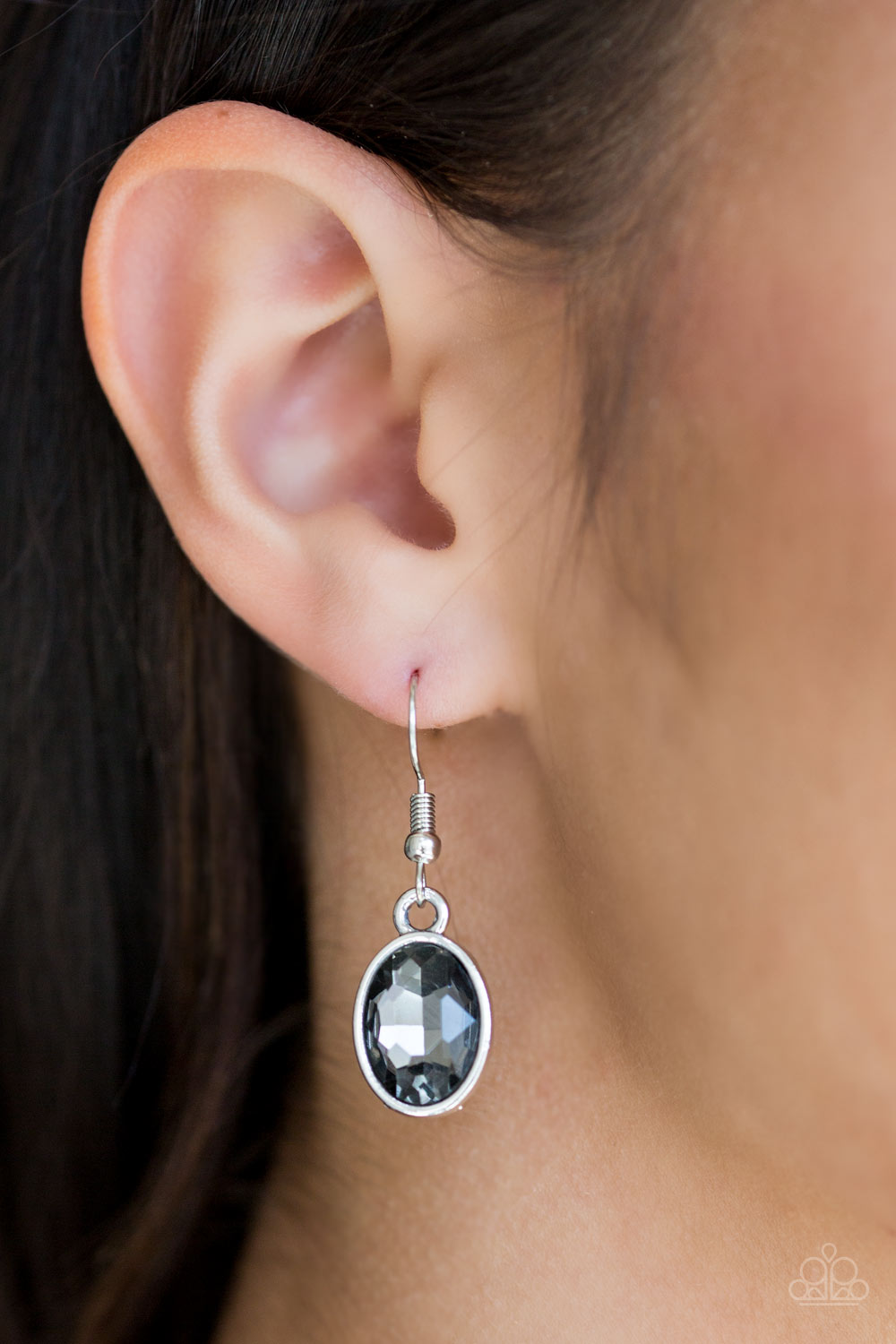 Paparazzi Oceans Away - Silver Earrings