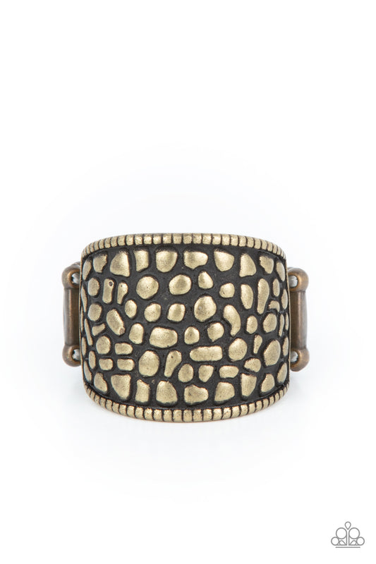 Paparazzi Dotted Decorum - Brass Ring