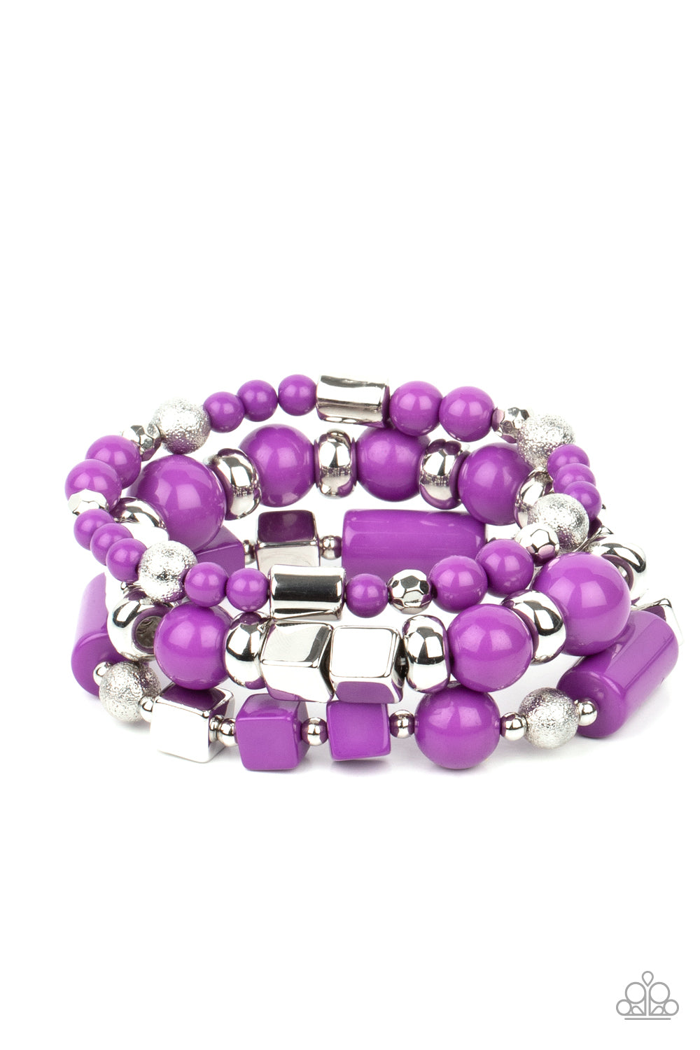 Paparazzi Perfectly Prismatic - Purple Bracelet