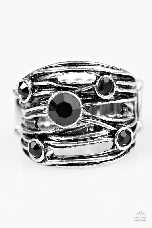 Paparazzi Sparkle Struck - Black Ring