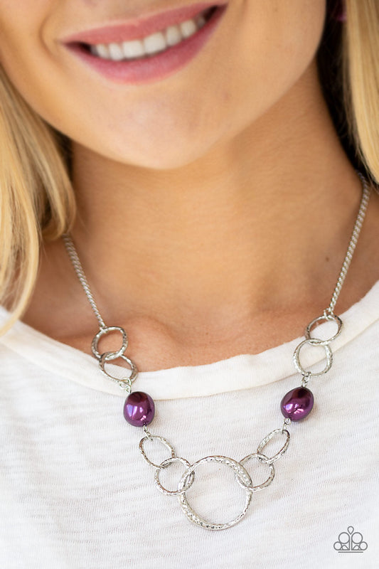 Paparazzi Lead Role - Purple Necklace