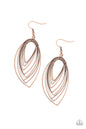 Paparazzi Walkabout Ware - Copper Earrings
