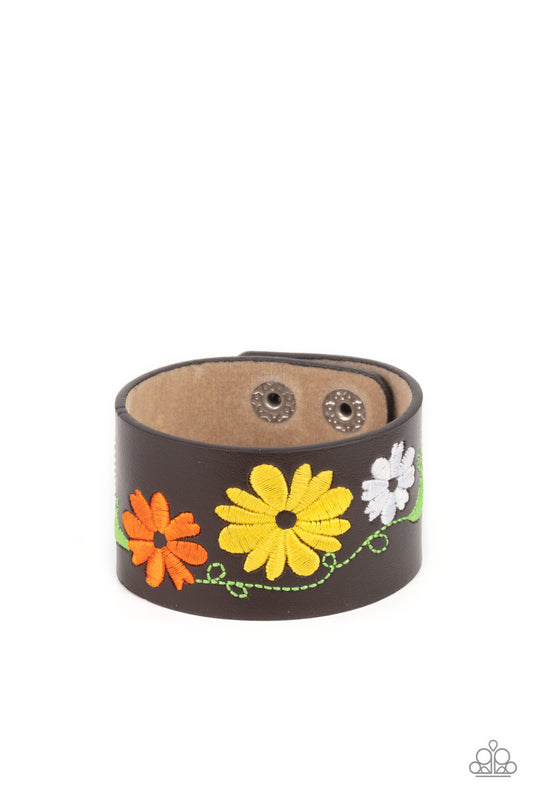 Paparazzi Western Eden - Yellow Urban Bracelet