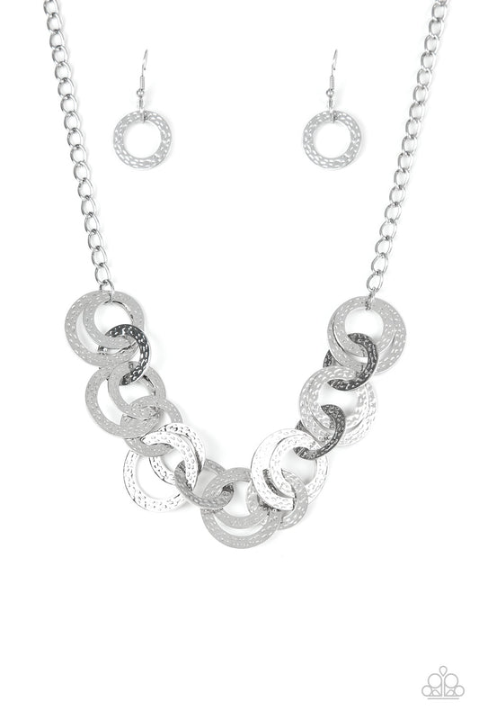 Paparazzi Treasure Tease - Silver Necklace
