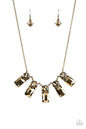 Paparazzi Celestial Royal - Brass Necklace