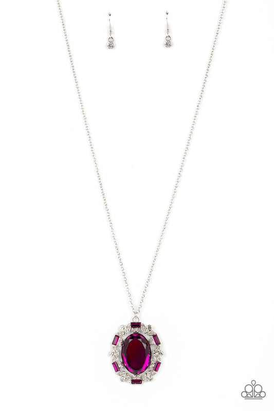 Paparazzi Noble Reflection - Pink Necklace - Fashion Fix Exclusive