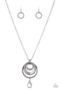 Paparazzi Coast Coasting - Silver Lanyard Necklace