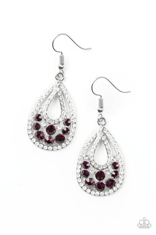 Paparazzi Sparkling Stardom - Purple Earrings