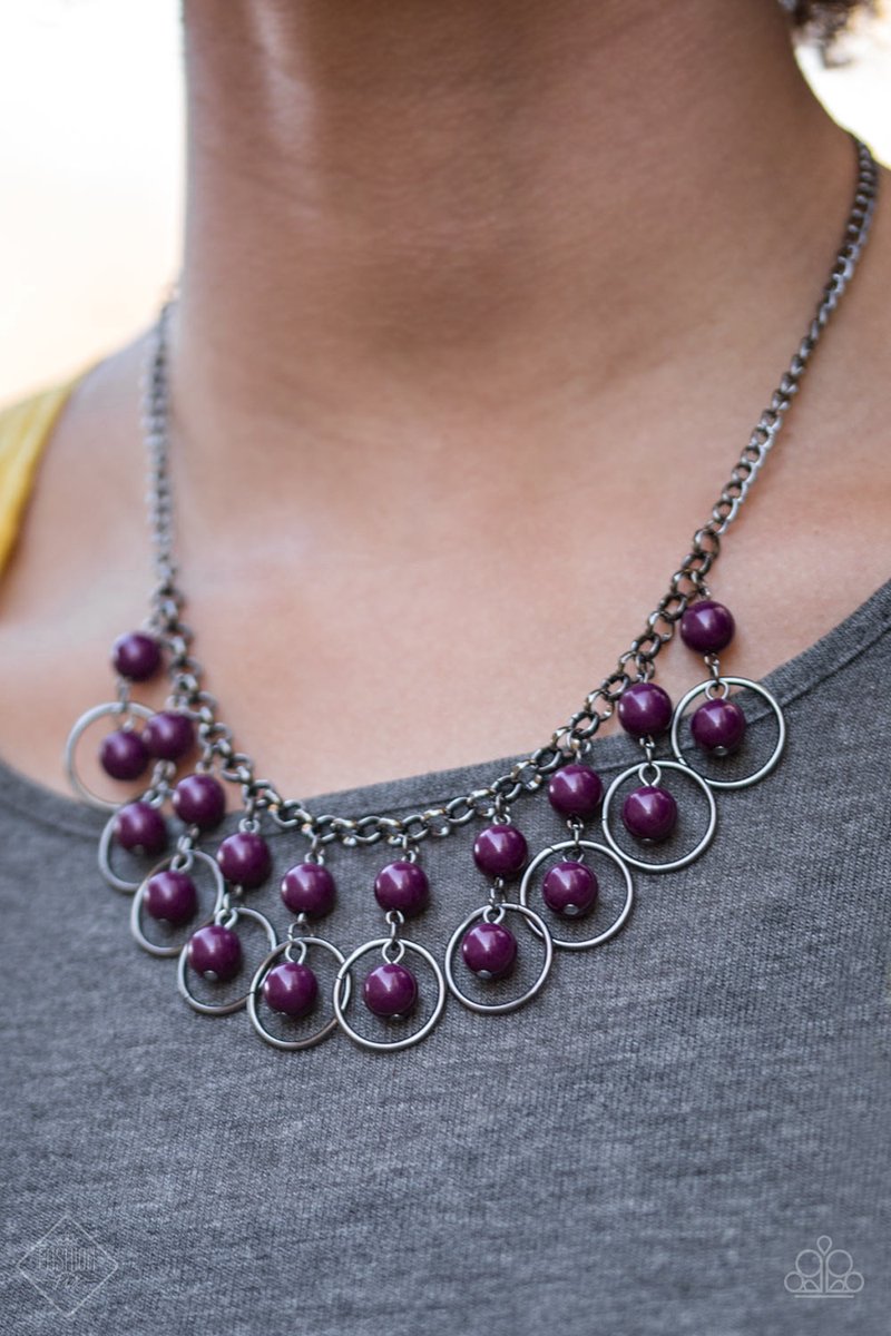 Paparazzi Really Rococo - Purple Necklace