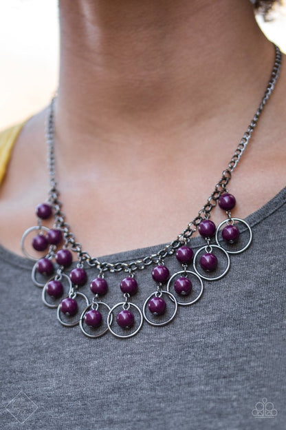 Paparazzi Really Rococo - Purple Necklace