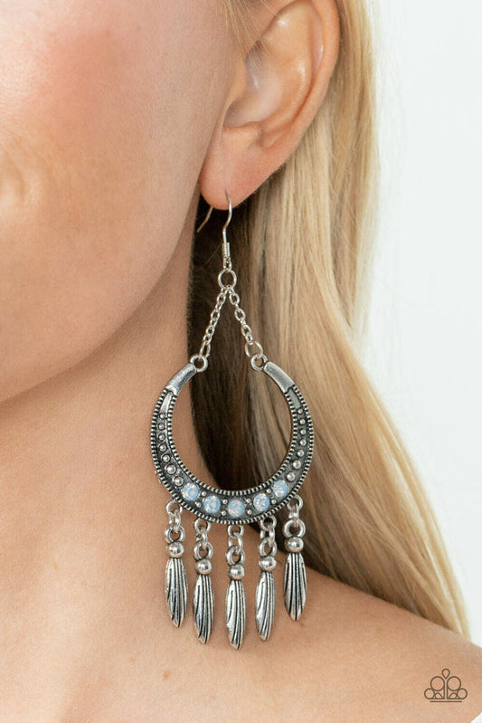 Paparazzi Day To DAYDREAM - Blue Earrings