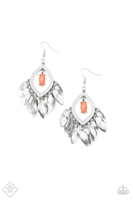 Paparazzi Sunset Soul - Orange Earrings